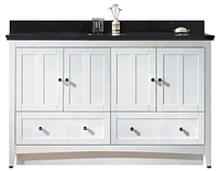 Imaginations Américaines 59 pouces W Vanity Set Blanc