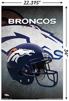 NFL Denver Broncos - Helmet 16 Wall Poster, 22.375" x 34"