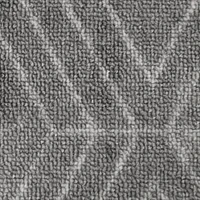 18-inch x 30-inch Malika Grey Printed Floor Mat, Machine washable doormat