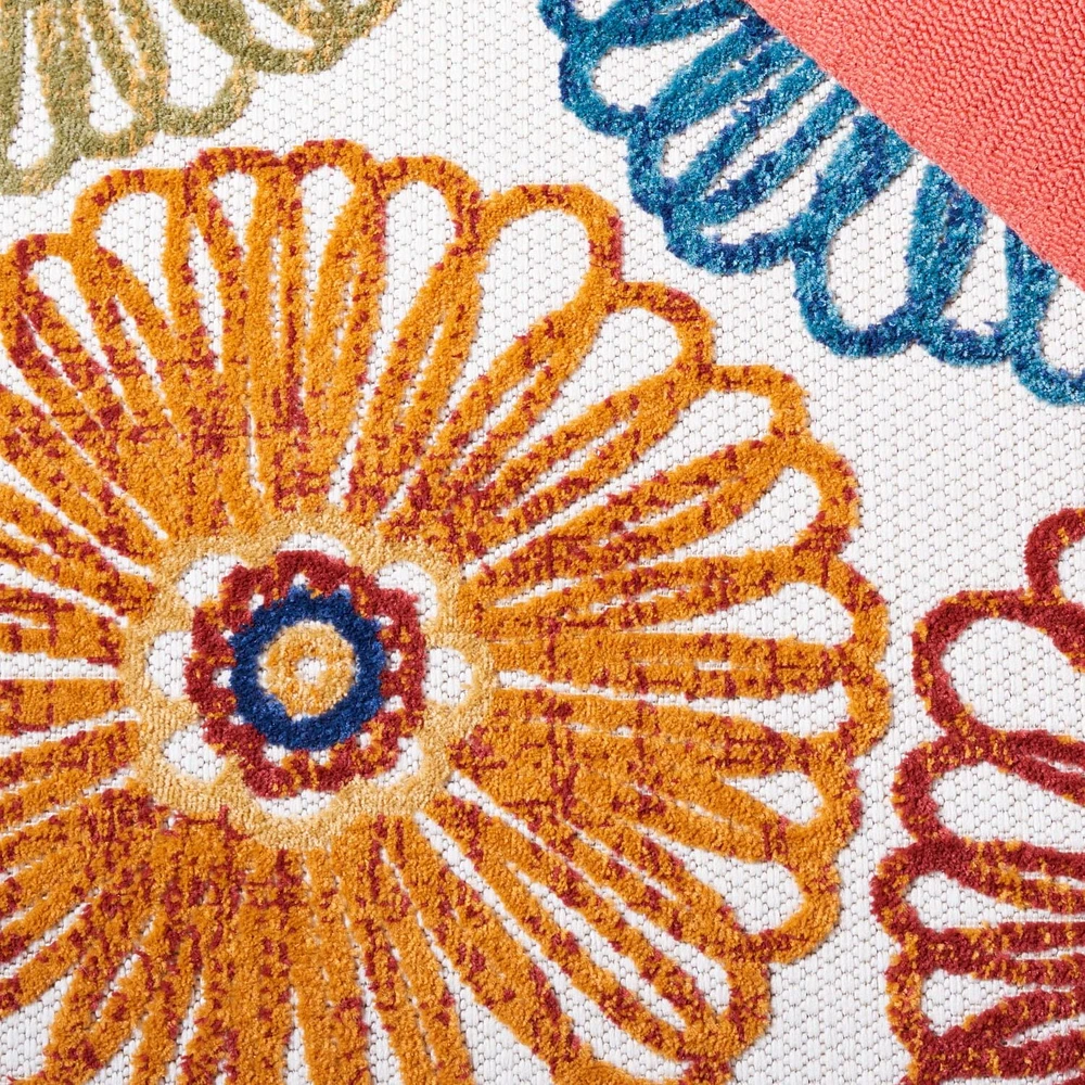 SAFAVIEH Cabana Aria Tapis Floral Extérieur