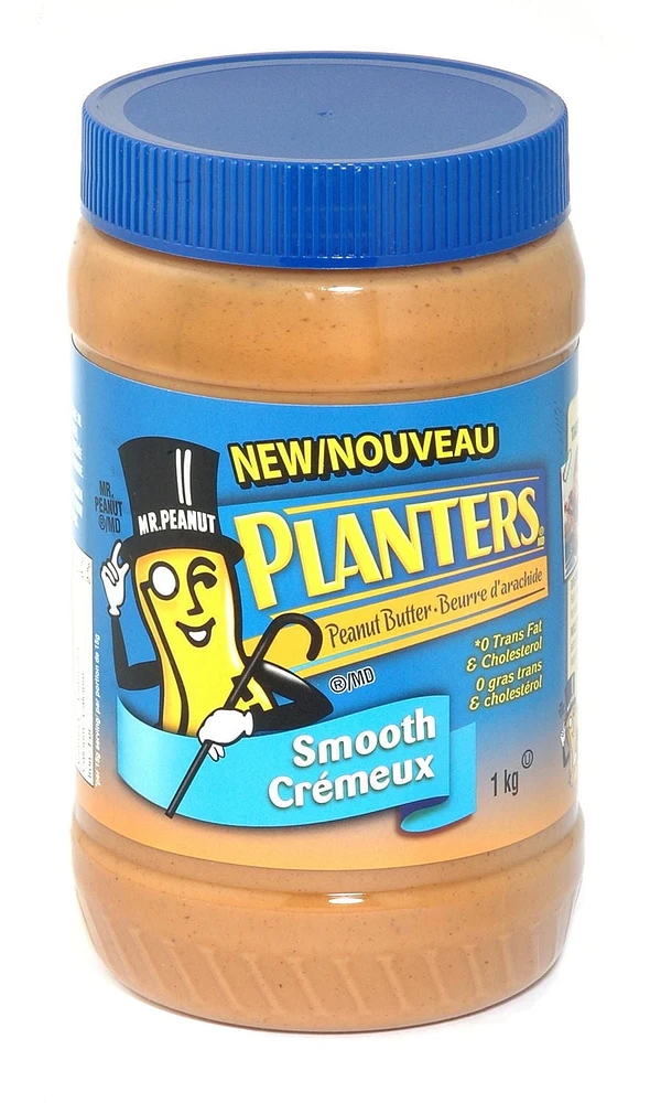 Planters Smooth Peanut Butter, 1kg