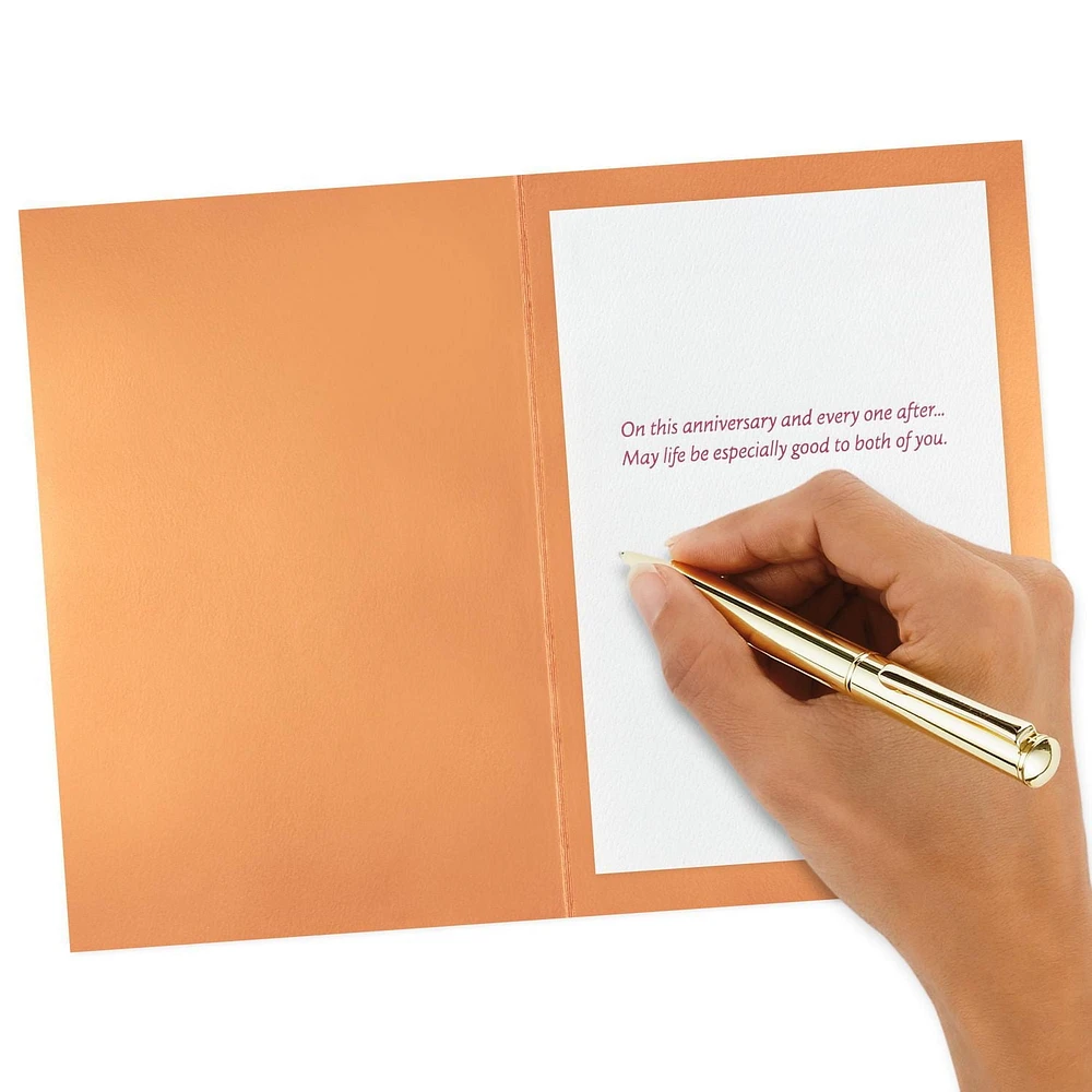Carte d'anniversaire Signature Hallmark pour couple
