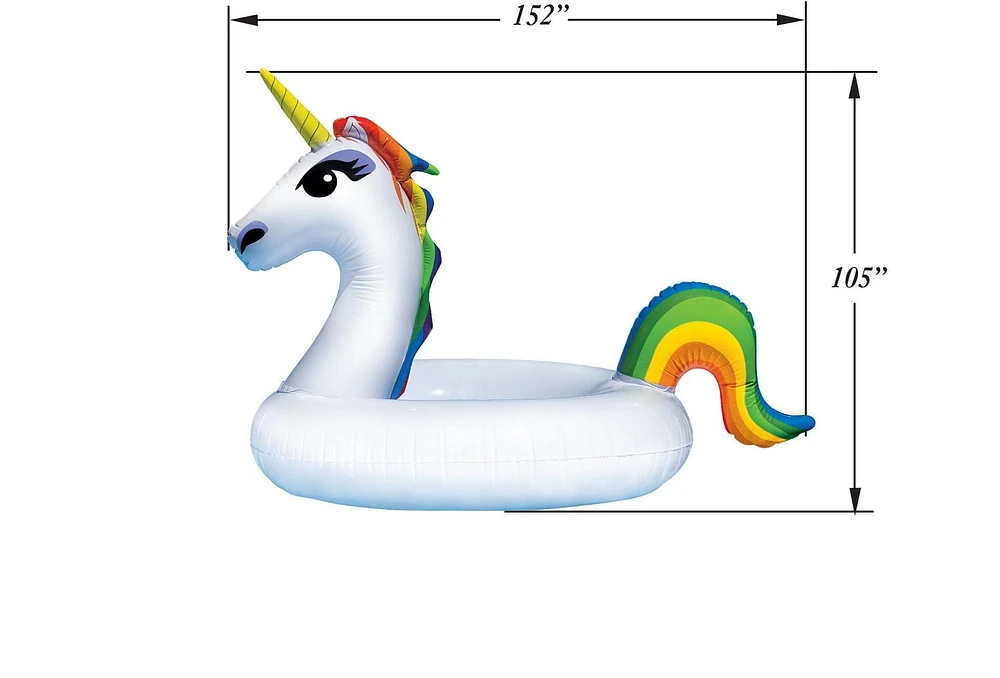 Play Day - Géant Licorne Flotteur de Piscine