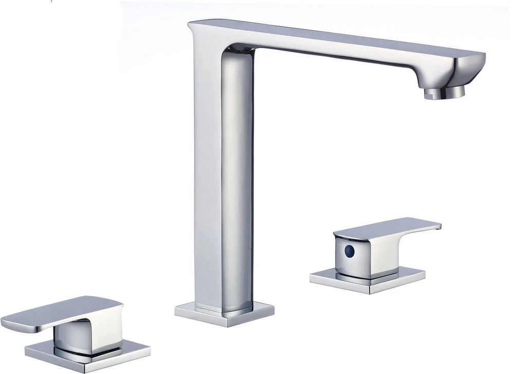 American Imaginations AI-32635 48 po WX 18.5 pouces Dessus en céramique D en couleur blanche pour 3H8-in. Robinet