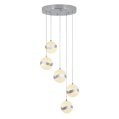 Artika luminaire Wavey à 5 lumières à DEL intégrées