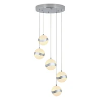 Artika luminaire Wavey à 5 lumières à DEL intégrées