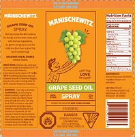 Manischewitz Spray Cooking Grapeseed Oil KPY