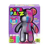 Pour Palz Large Paint Bear - Golden Dream