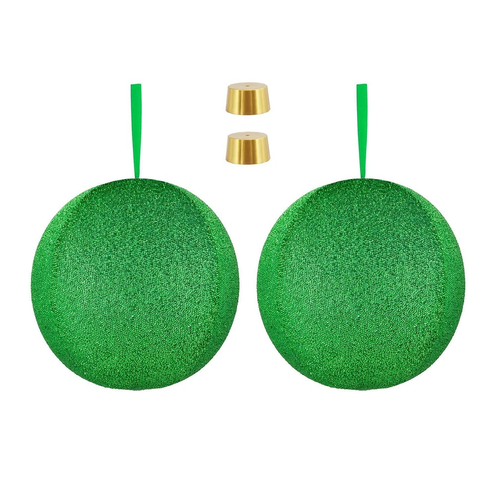ORNEMENTS JUMBO DE 12" VERT