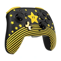 Rematch™ Wireless Controller: Super Mario Star – Officially licensed Nintendo wireless controller for casual and competitive gaming, Enhance your gaming experience with the officially licensed Nintendo Rematch Wireless Controller, featuring a Super Mario Star design with glow-in-the-dark functionality and built-in motion controls.