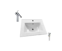 DROP Bath and Kitchen DR091399 Bathroom Vanity Top Set