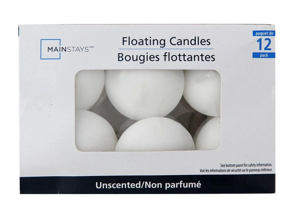 Bougies flottantes inodores Mainstays