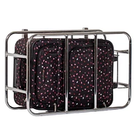 JT 4PC SET AST, 4 Piece Suitcase Set: 25 Inch Luggage, Carry On Suitcase, Tote Bag & Toiletry Kit
