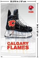 NHL Calgary Flames - Drip Skate 21 Wall Poster, 22.375" x 34"