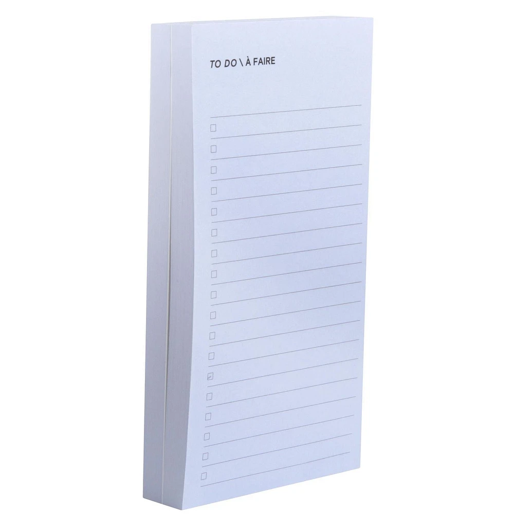 Post-it® Printed Notes, List Note, Blue, 2.9in x 5.7in (73mm x 144mm)