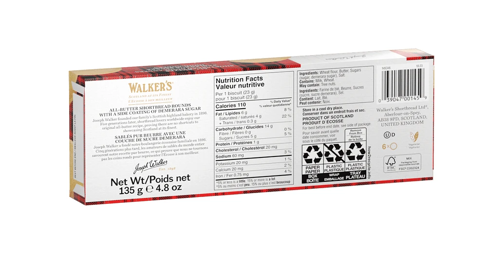 Walkers Highlander Shortbread, 135 GR