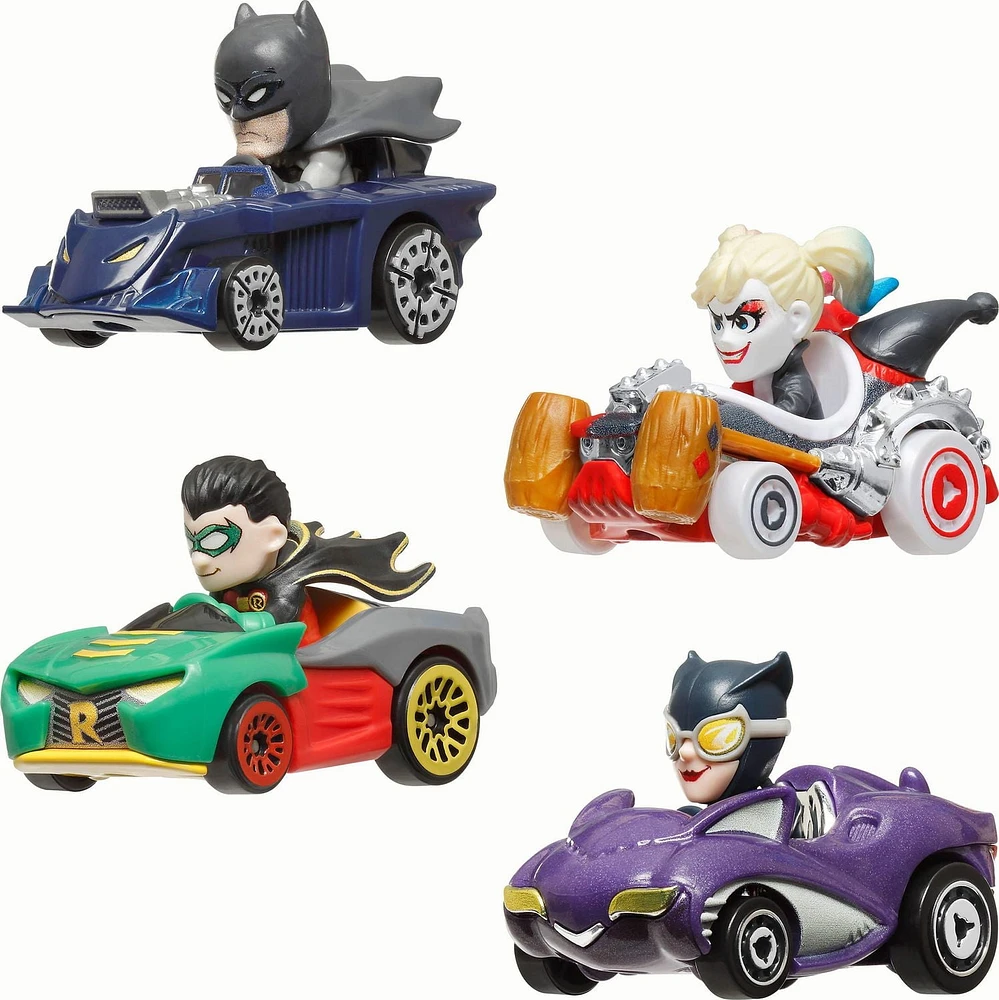 Hot Wheels RacerVerse Coffret de 4 véhicules Métal Culture pop