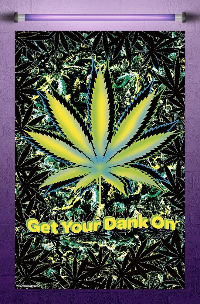 Neon - Marijuana Neon Wall Poster,