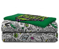 Les Tortues Ninja Ensemble de Draps 3-Pièces pour Lit 1 Place Pour Lit 1 Place