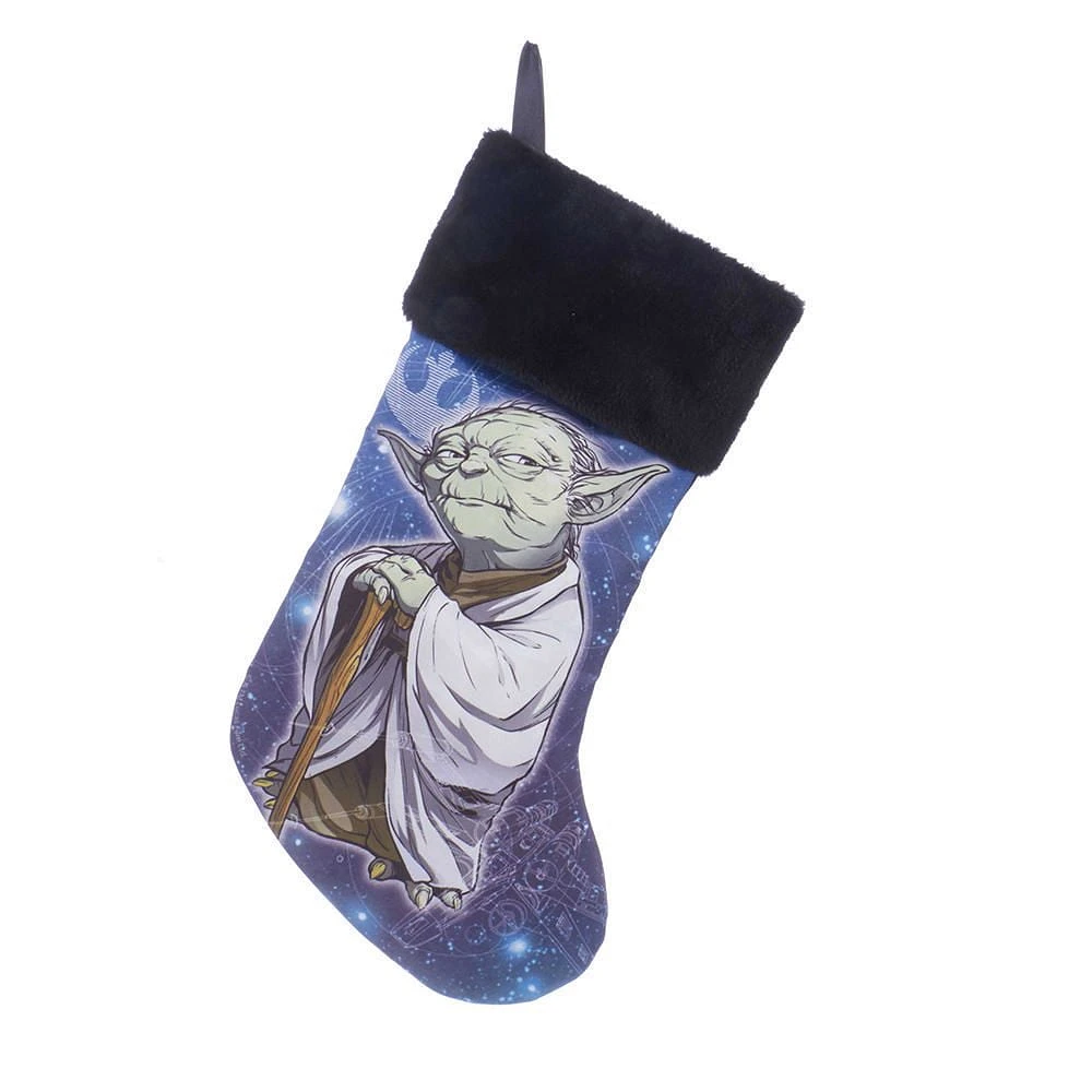 Bas de Noël à imprimé Yoda de Star Wars