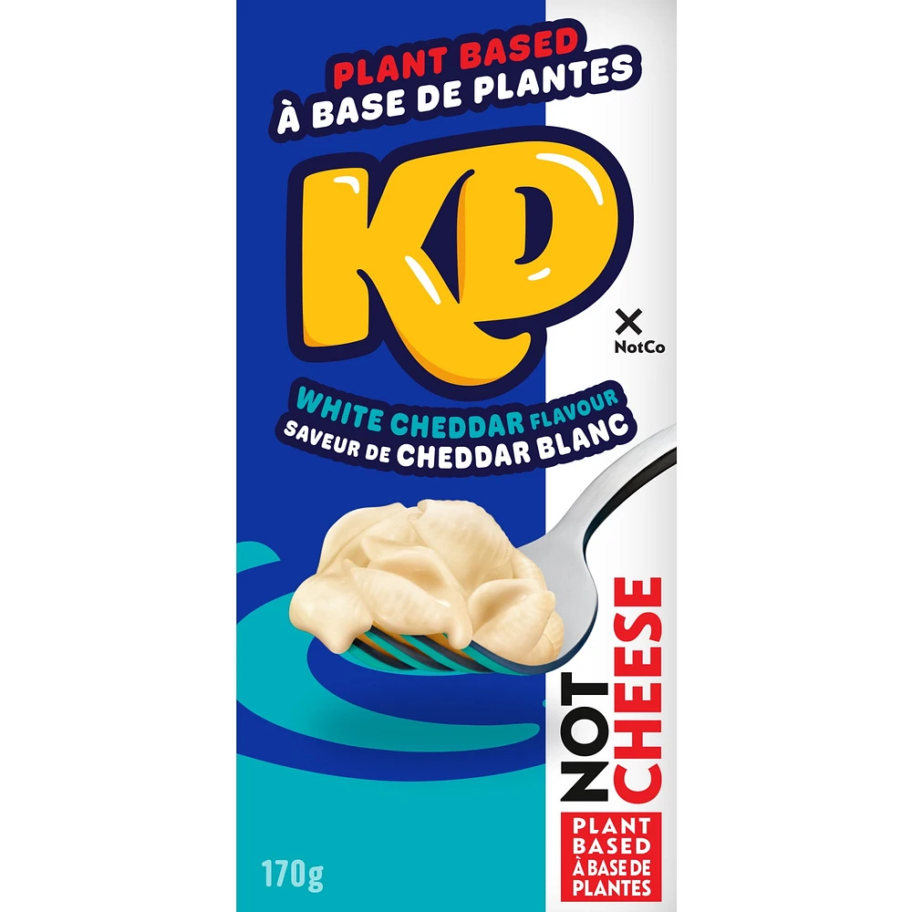 KD NotCo White Cheddar Flavour Plant Based Shell Pasta and Sauce , 170 g Box, 170G