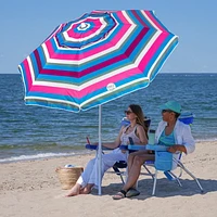 Parasol de 2,13 m (7 pi) avec ancrage de plage Rio Beach