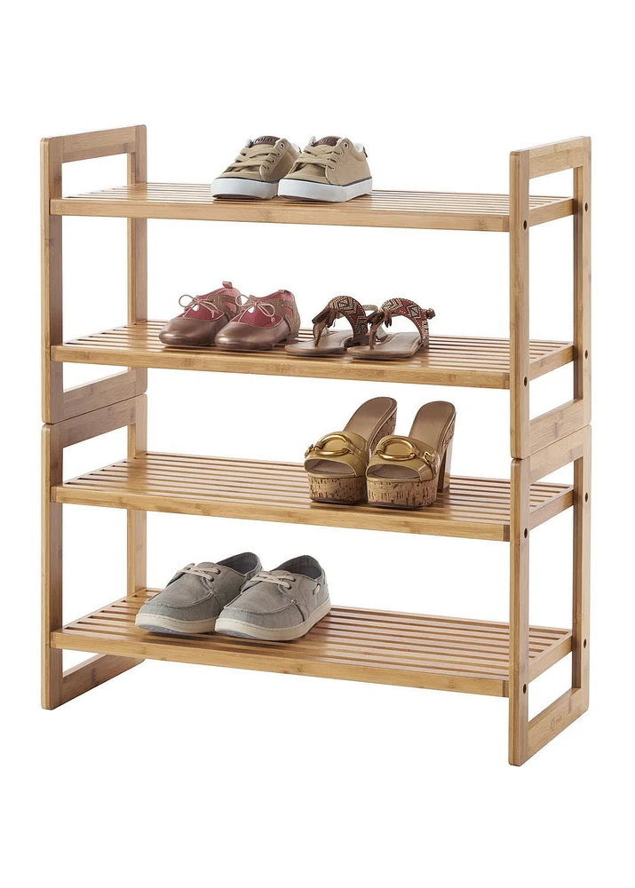 Support pour chaussures en bambou TRINITY – (ensemble de 2)