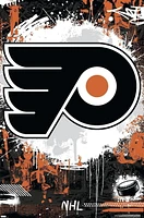 NHL Philadelphia Flyers - Maximalist Logo 23 Wall Poster, 22.375" x 34"