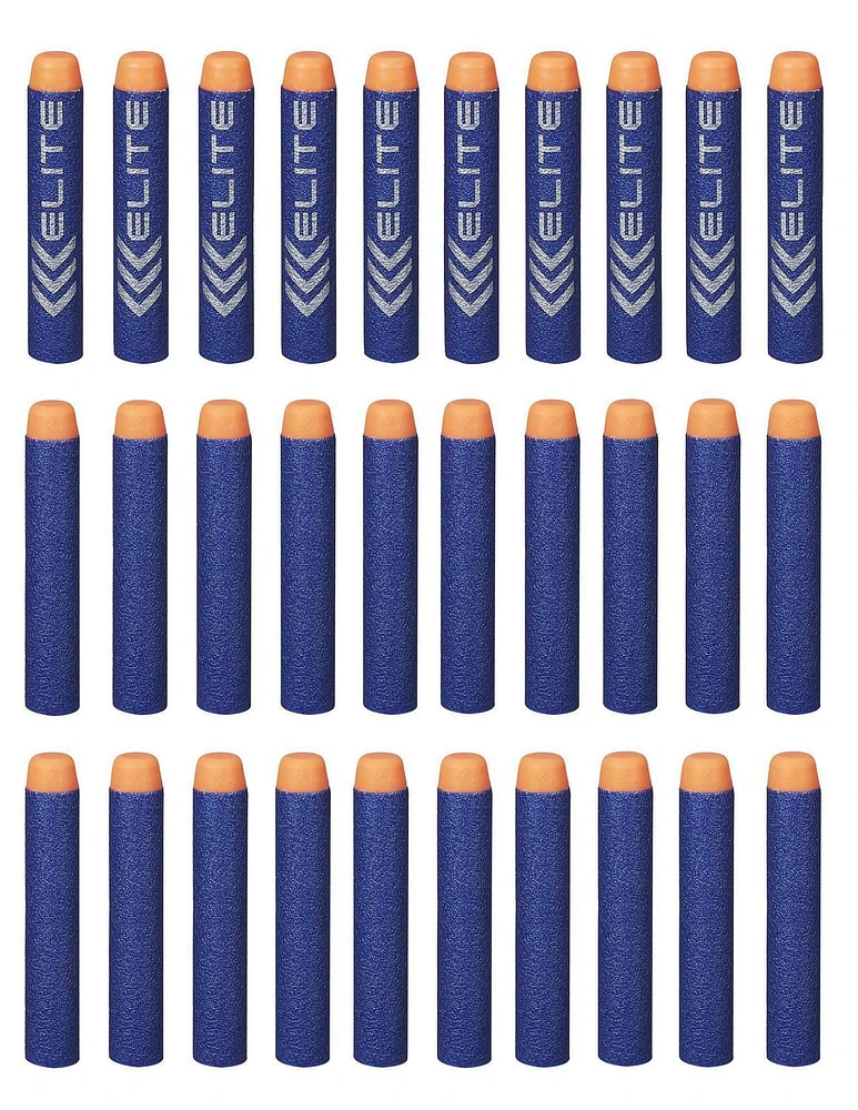 Recharge de 30 fléchettes Elite Nerf officielles