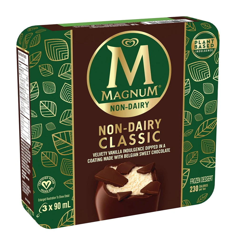 Magnum Non Dairy Classic Frozen Dessert Bars
