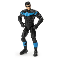 BATMAN, 4-Inch NIGHTWING Action Figure with 3 Mystery Accessories, Mission 1