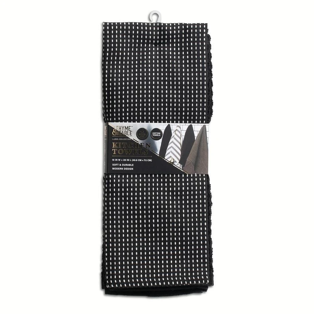 Thyme & Table Kitchen Towels, 4-Pack, Textiles