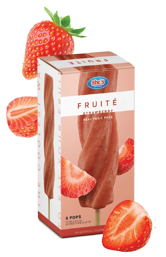 Abe's Fruite Strawberry 6pk 420ml