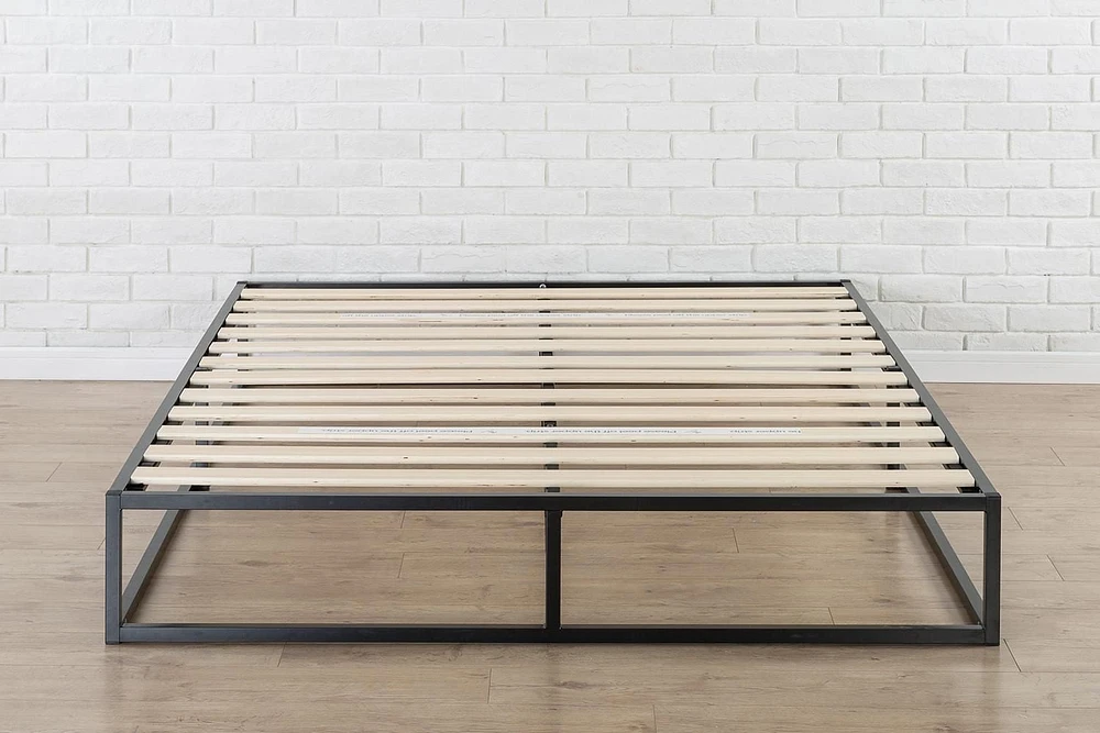 Zinus Joseph 10 Inch Black Metal Platform Bed Frame