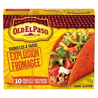 Old El Paso Stand n' Stuff Taco Shells, Cheesy Blasted, Gluten Free, 153 g, 10 ct, 153 g