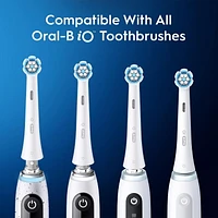 Brossettes de rechange Soins doux pour brosse à dents Oral-B iO, Blanches blanc, 2 unités