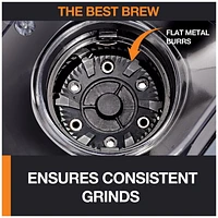 Krups Precise Stainless Steel Flat Burr Grinder 8oz