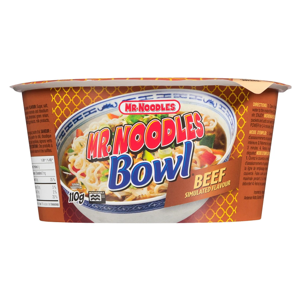 Mr. Noodles Beef Bowl, 110g