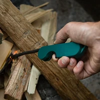 Briquet plasma flexible de Coghlan’s avec batterie au lithium rechargeable USB-C et col de cygne flexible, vert