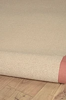 Athena Natural & Burnt Orange 5' x 8' Area Rug