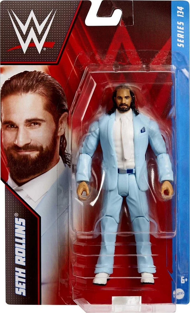 WWE Seth Rollins Figurine articulée, 15,24 cm, collection, 6 ans et plus