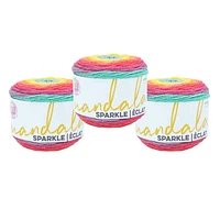 Fil Lion Brand Mandala® Sparkle Fil #3 Light/DK 100g/300m 3-Paquet