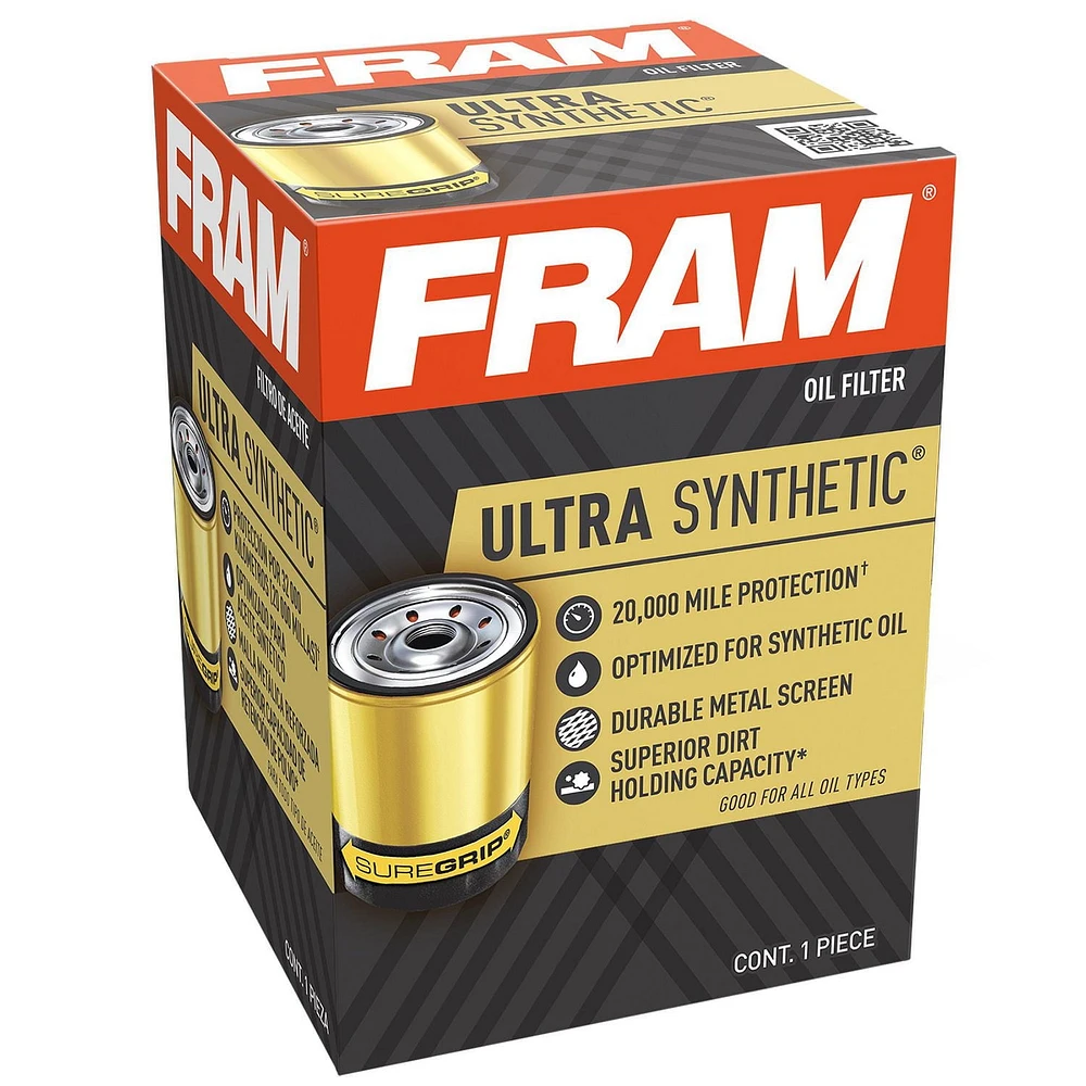 Filtre à huile XG3600 Ultra Synthetic de FRAM Protection prouvée jusqu’à 24 000 km