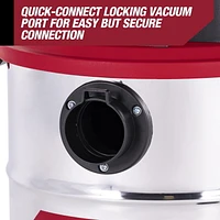 Hyper Tough 5 Gallon Stainless Steel Wet/Dry Vacuum, Hyper Tough 18.9L (5 Gal.) 4.0 Peak Horsepower Wet/Dry Vacuum with accessories