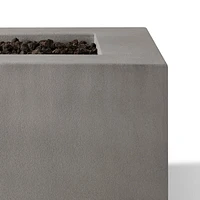 Real Flame Estes 60" Rectangle Propane Fire Pit With Hidden Tank in Flint by Jensen Co.