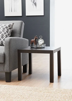 Table d'appoint MAINSTAYS; expresso, petite taille