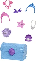 Barbie Mermaid Power Poupée Chelsea Sirène, 2 animaux et acc.