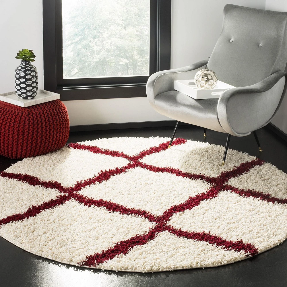 Safavieh Dallas Logan Tapis Géométrique Shag