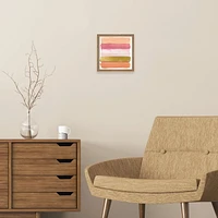 Artissimo Designs Coral Strokes Shadow Box - 14 x 14 x 1,18 D