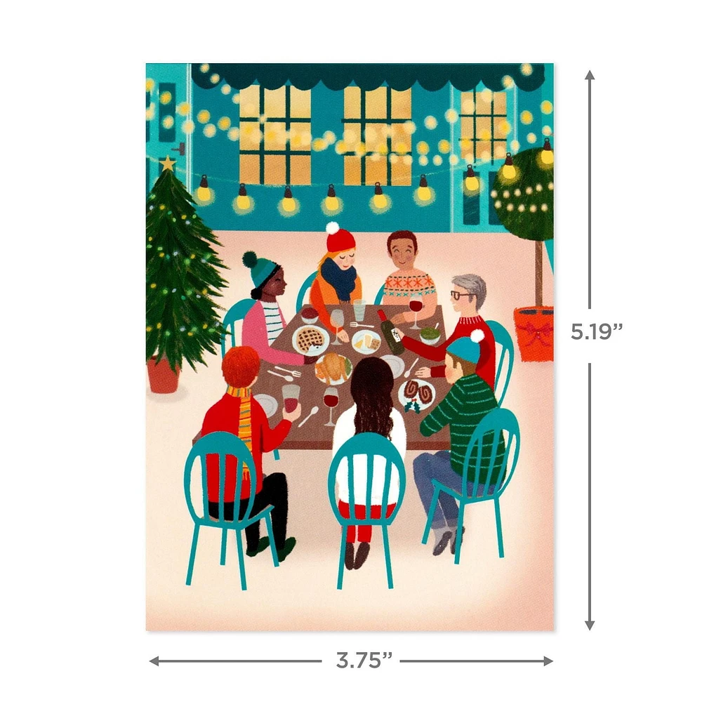 Connections from Hallmark Colourful Boxed Christmas Cards Assortment, Pack of 20